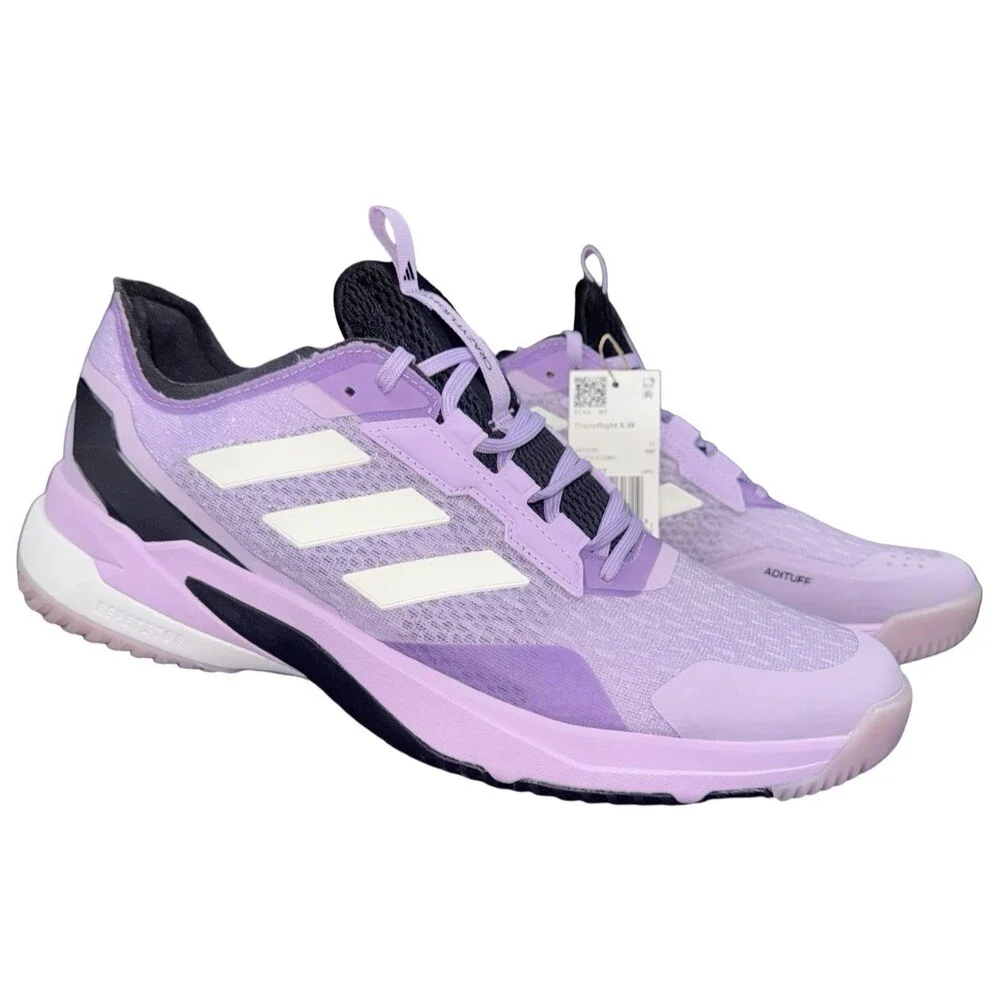 Adidas Crazyflight 6 Womens Size 12.5 Volleyball Sneakers Shoes Purple HP7027